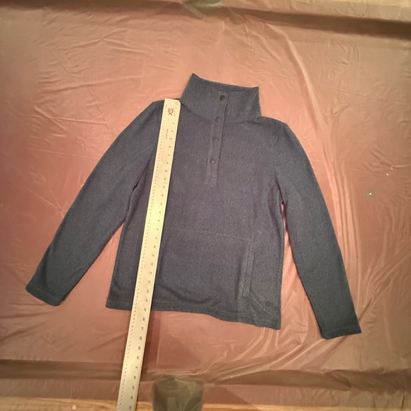 Hi-Tec Gray Women's Polar Fleece Quarter Button Up Sweatshirt Size Medium - Picture 9 of 9